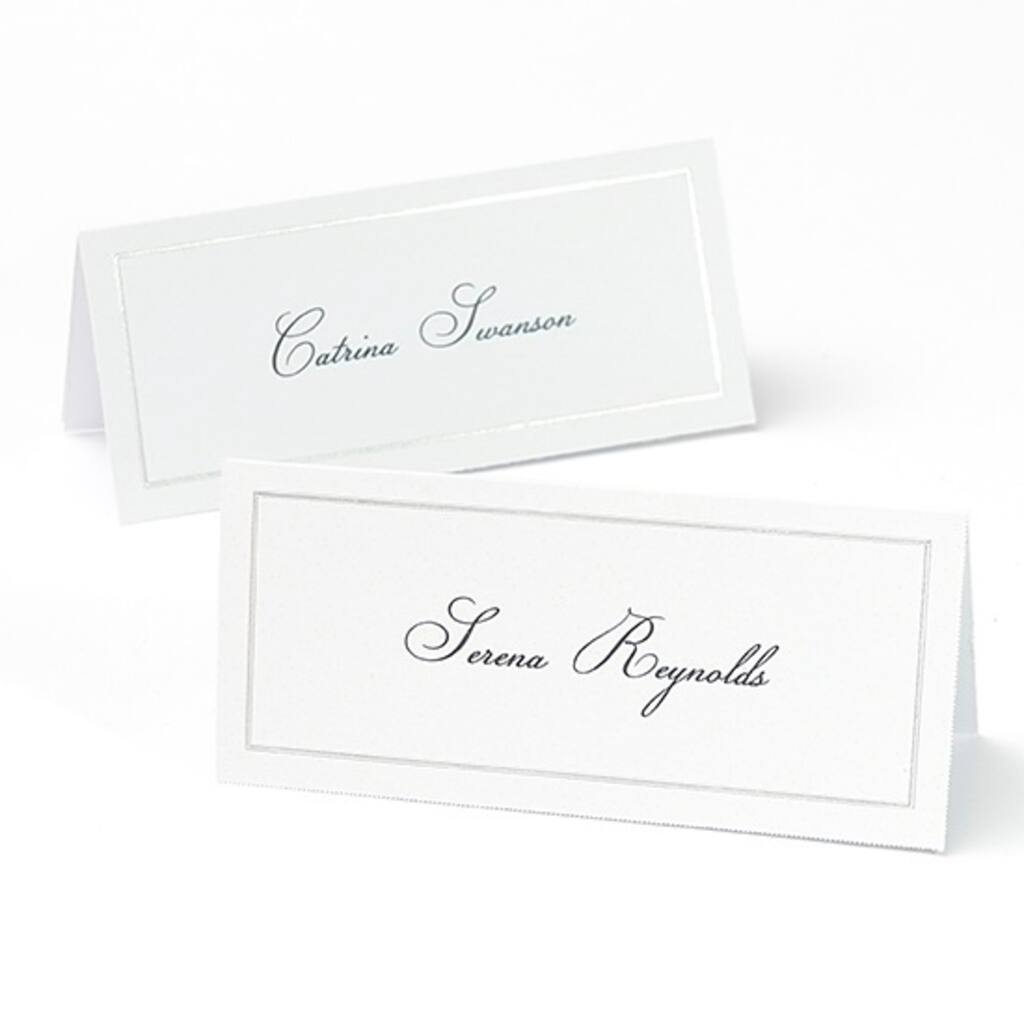 Gartner Studios® Platinum Border Place Cards